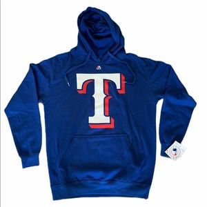 MAJESTIC TEXAS RANGERS ROYAL BLUE FLEECE